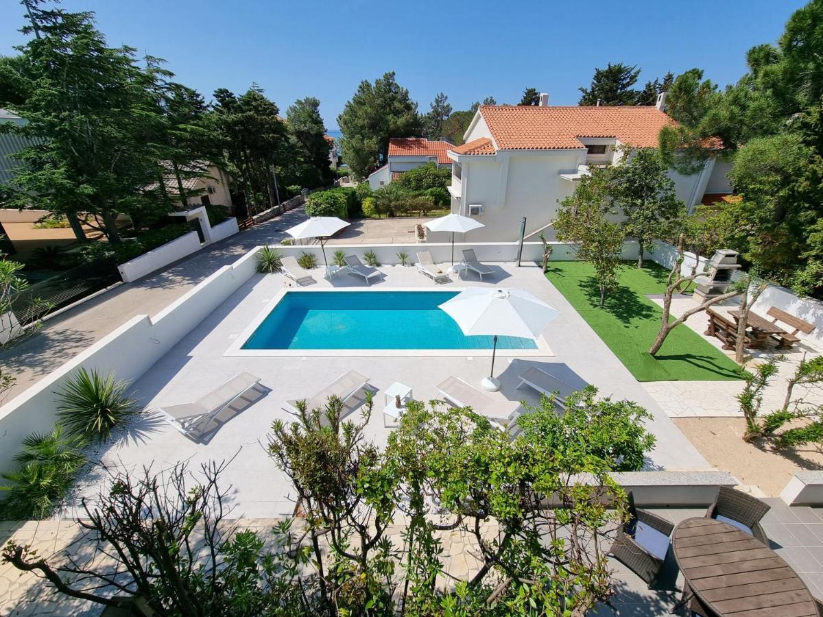 Villa Flamingo Deluxe Novalja Bagian luar foto